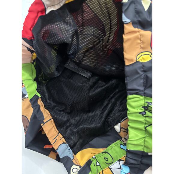 Nickelodeon Members Only cartoon print full zip  jacket hooded pockets sz L - Picture 8 of 11